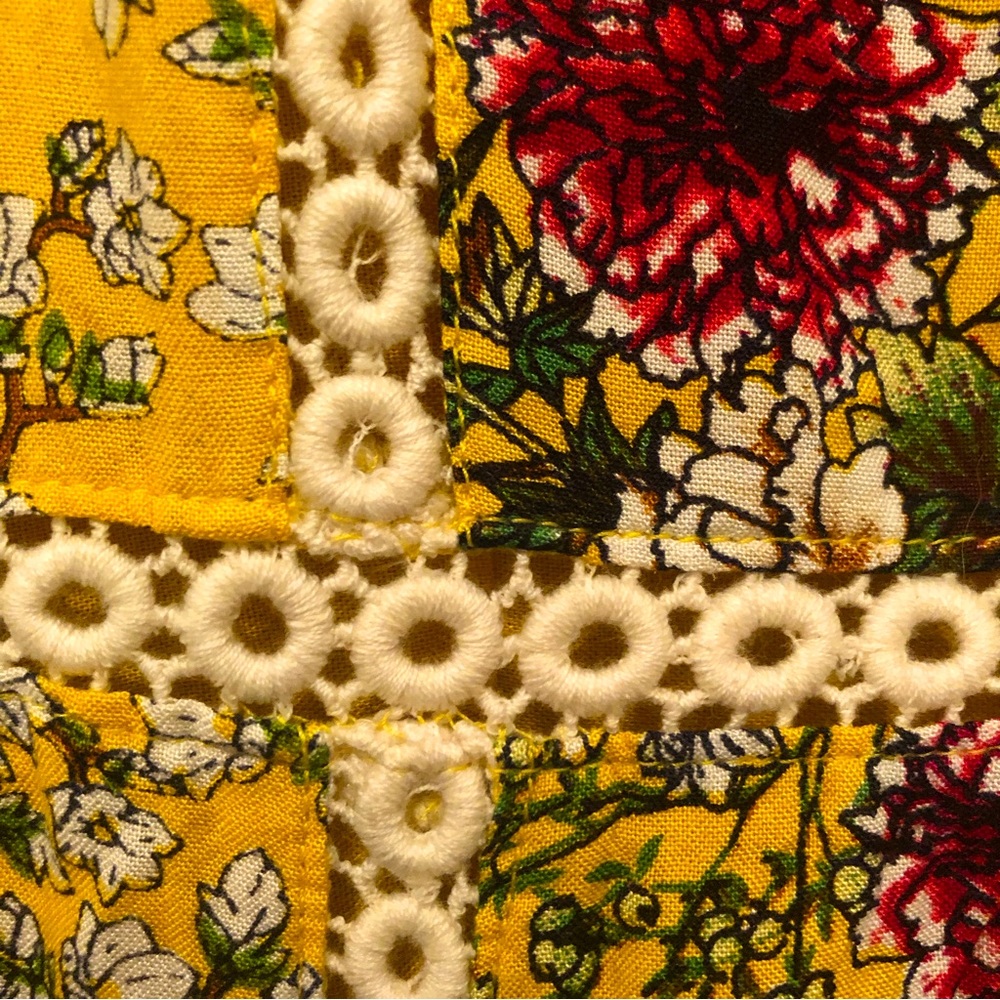 FARM Rio Yellow Floral Maxi Dress with Pink & White Blooms - Picture 5 of 6